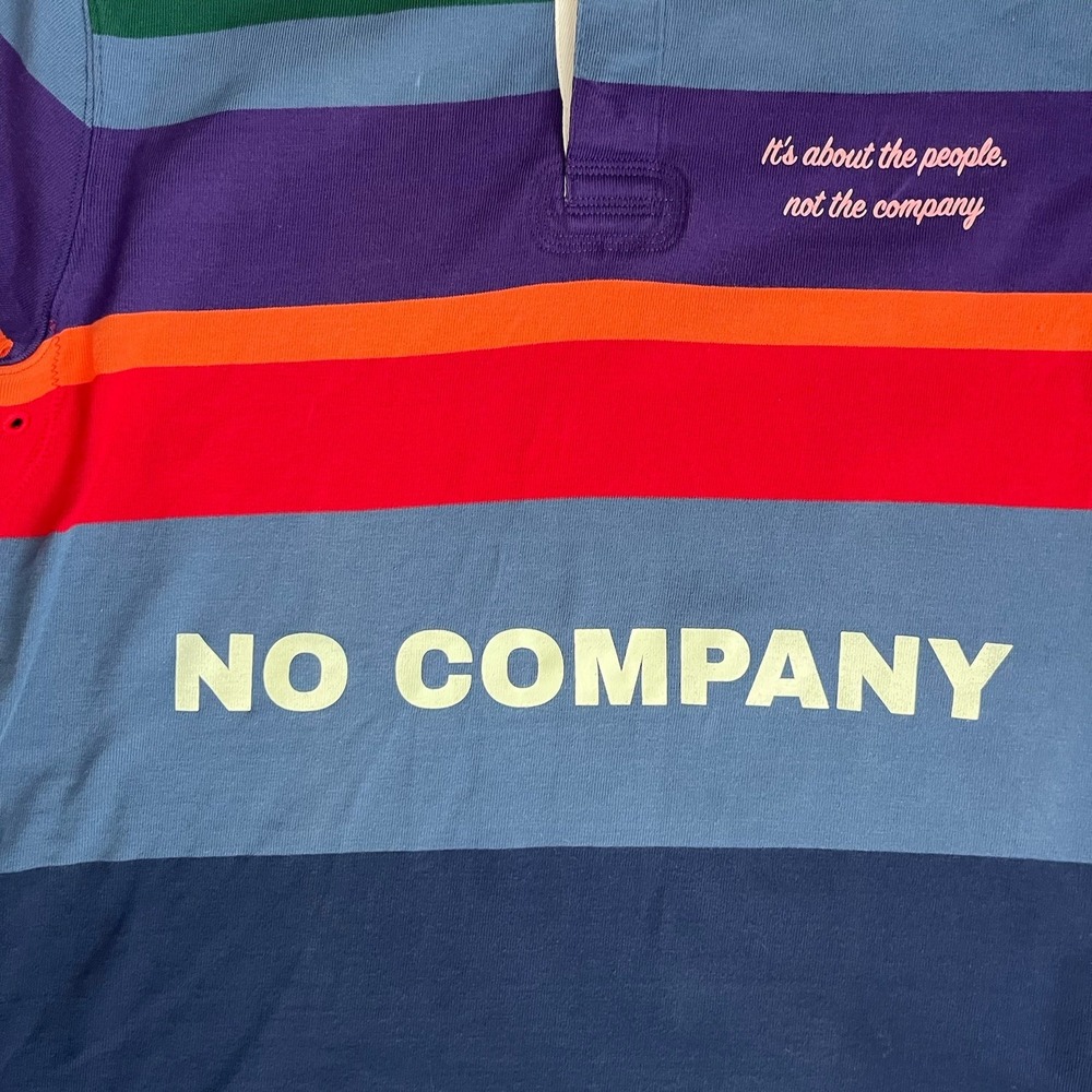 J Crew Vintage Oarsman Rugby Polo Medium Heritage 90s Y2K Coastal Ivy Prep - Picture 3 of 8